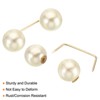 Unique Bargains Metal Decorative DIY Women's Clothing Dress Pearl Sewing Brooch Pins 10 Pcs - 4 of 4