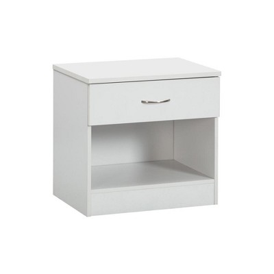American Furniture Classics,One Drawer White Nightstand