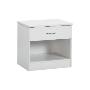 American Furniture Classics,One Drawer White Nightstand - 1 of 4