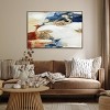 Gallery 57 24"x36" Sienna Twilight Abstract Hand Painted Floating Framed Wall Art Print - 3 of 4