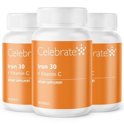 Iron 30 mg + Vitamin C Capsules