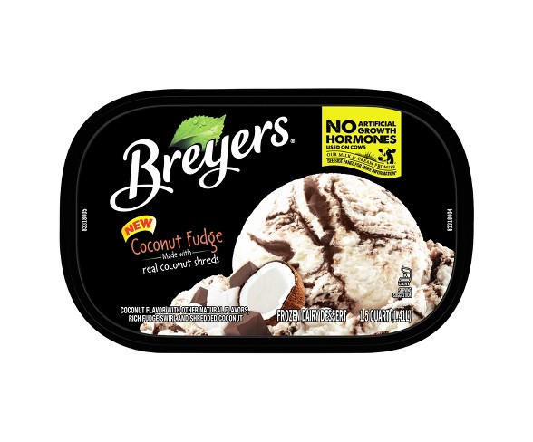 Breyers Original Coconut Fudge Frozen Dairy Dessert - 48oz