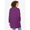 Woman Within Plus Size Longer-Length Hoodie Sweatshirt. - 3 of 4