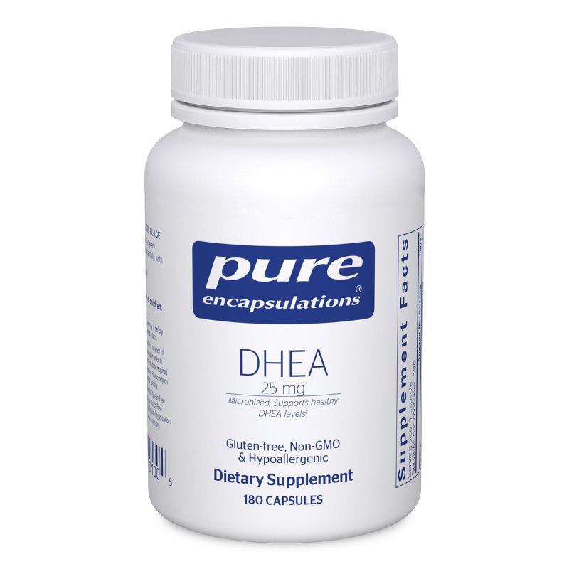 Pure Encapsulations DHEA 25 mg - Supplement for Immune Support, Fat Burning, and Hormone Balance, 1 of 10