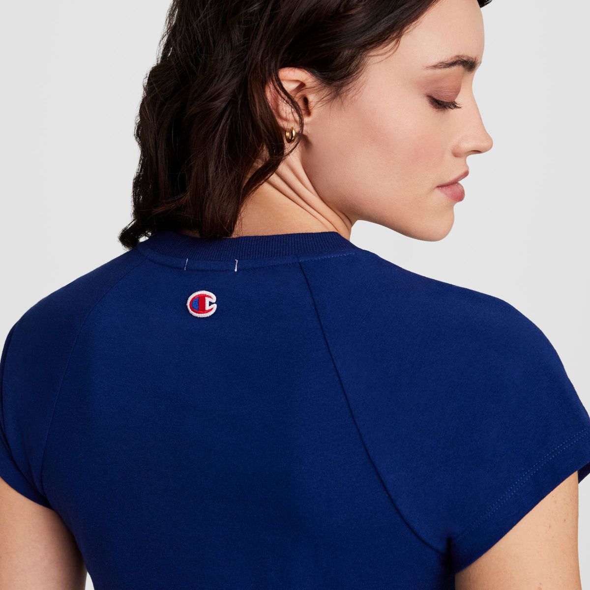 Champion Women's Iconic Essentials Raglan Short Sleeve Baby T-Shirt - thumbnail 4