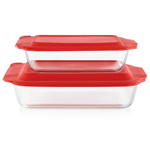 Pyrex 9 x 13 Deep Glass Baking Dish with Glass Lid, 9x13