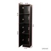 Freestanding Storage Cabinet with Adjustable Shelves and Two Doors - ModernLuxe - image 3 of 4