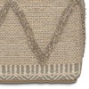 WyndenHall Tasneem Square Pouf Brown: Upholstered Cotton, No Assembly, Padded Seat, 250lbs Capacity - 4 of 4