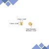 Unique Bargains Mini Smooth Loose Glass Bugle Beads for DIY Earrings Necklaces Making 1400 Pcs - 2 of 4