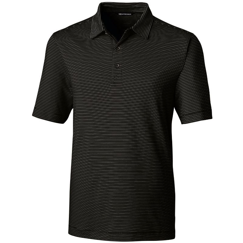 Cutter & Buck Forge Pencil Stripe Stretch Mens Polo Shirt, 1 of 2
