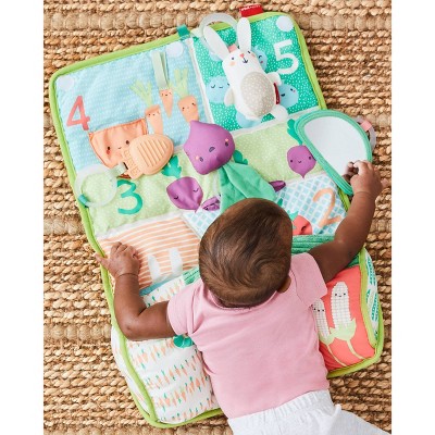 Farm-Themed Baby Tummy Time Playmat with Pillow and Toys