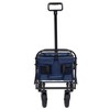 HTUTWOO Collapsible Folding Duty Utility Cart Wagon,Outdoor Garden Wagon Cart with All-Terrain Wheels,for Camping 225 lbs Weight Capacity - 2 of 4