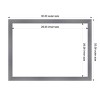 Amanti Art Edwin Grey Framed Dry Erase Magnetic Board - 3 of 4