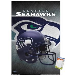 Trends International NFL Seattle Seahawks - Helmet 16 Unframed Wall Poster Prints - 1 of 4