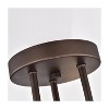 Homestock Ironclad Industrial 3 Light Oil Rubbed Bronze Semi-Flush Ceiling Fixture 21" Wide - 3 of 4