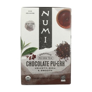 Numi Organic Chocolate Pu-Erh Tea - Case of 6/16 Bags - 1 of 2