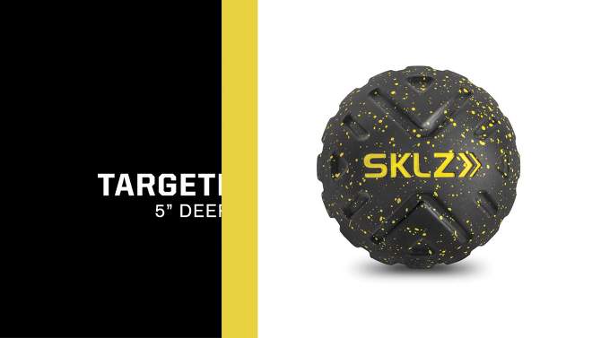 SKLZ Targeted Massage Ball - Black/Yellow, 2 of 11, play video