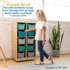 ECR4Kids 10 Cubby Mobile Tray Storage Cabinet, 5x2, 1 - 4 of 4
