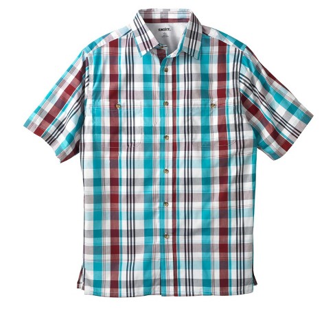 Mens holiday plaid on sale shirt