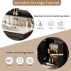 ChicFurnit 24/30/36 Inch Bathroom Vanity with Sink Retro Bathroom Storage Cabinet with Soft Close Door Ceramic Sink for Bathroom, 18.3"*24"*33.8" - 4 of 4