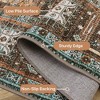 Abynow Medallion Diamond Distressed Rustic Indoor Area Rug - 4 of 4