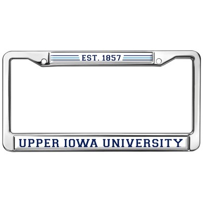 Upper Iowa University Full Size Standard License Plate Metal Frame