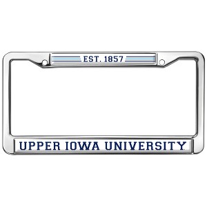 Upper Iowa University Full Size Standard License Plate Metal Frame - 1 of 4