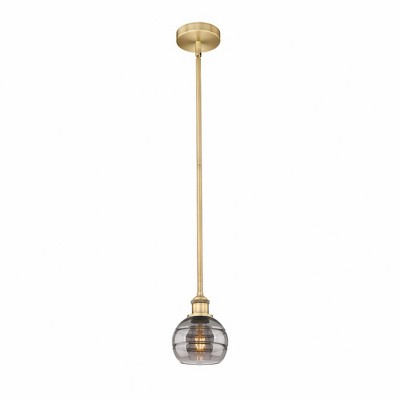 Rochester - 1 Light Stem Hung Mini Pendant In Industrial Style-7.38 Inches Tall and 5.88 Inches Wide