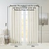 PAGED Faux Silk Blackout Curtains for Bedroom,Window Curtain Panel with Twisted Tab Top,Lined,Curtains for Living Room,Machine Washable - 4 of 4