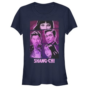 Juniors Womens Marvel Shang-Chi and the Legend of the Ten Rings Panel Portraits T-Shirt - 1 of 4