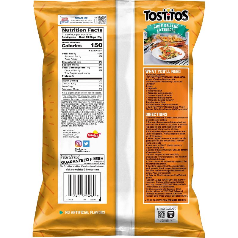 Tostitos Mexican Style 3 Cheese - 11oz, 2 of 3