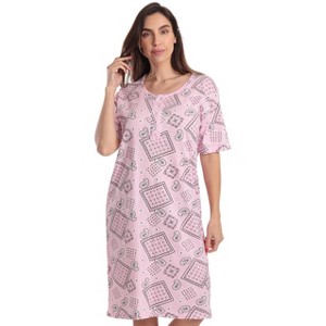 Just Love Short Sleeve Nightgown Sleep Dress for Women Sleepwear - 1 of 3