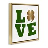 Stupell Industries St Patrick's Day Clover Love, 18" x 18" - 3 of 4