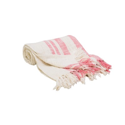 carol & frank 50" x 60" Morgan Tasseled Woven Throw