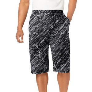 KingSize Lightweight Extra Long Jersey Shorts - 1 of 4