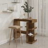 vidaXL Bar Table with Storage Rack Brown Oak 39.4 in.x19.7 in.x40 in.Engineered Wood - 3 of 4