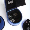 Gulches 9" Tall Display Jewelry Box with Hidden Storage, High Heel Shoe Design, Blue Velvet - 4 of 4