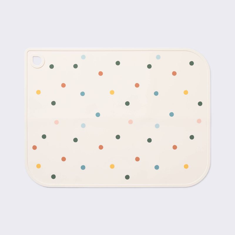 Silicone Placemat - Beige/Dots - Cloud Island&#8482;, 1 of 6