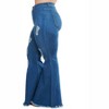 Women's Wo's Riled Up Flare Jeans - Plus - AAAAA FASHION - 2 of 3