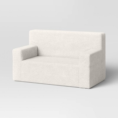 Modern Sofa Sherpa Cream - Pillowfort&#8482;