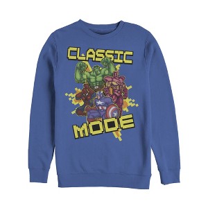 Men's Marvel Pixelated Classic Mode Sweatshirt - 1 of 3