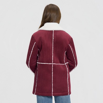 Women Corduroy Shearling Faux Fur Jacket – Universal