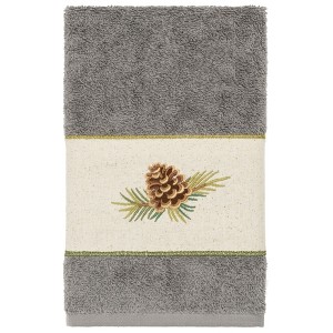 Linum Home Textiles 100% Turkish Cotton PIERRE Embellished Towel Set - 1 of 2