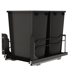 Rev-A-Shelf Double Pullout Kitchen Trash Can 35 qt. Soft-Close 53WC-1835SCDM-218 - 1 of 4