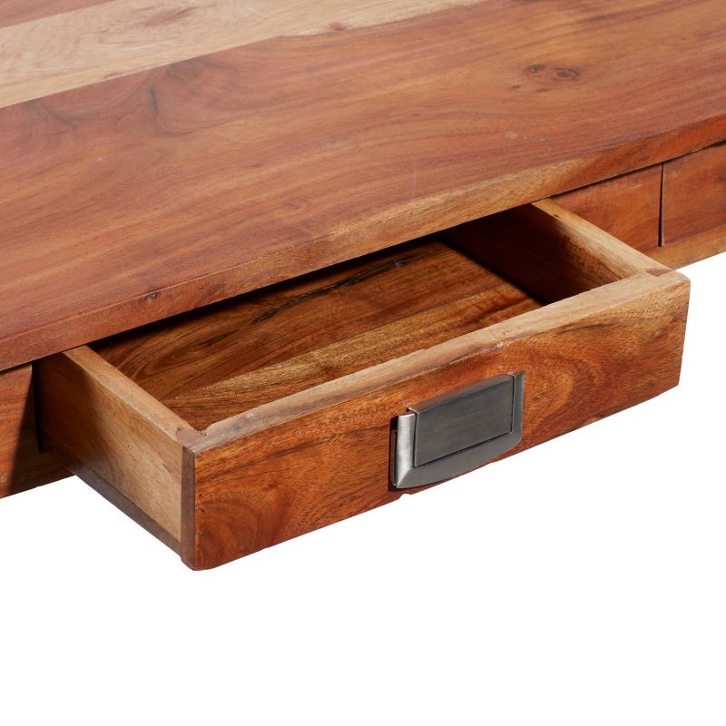Modern Wood Rectangle Console Table - Olivia & May, 6 of 12