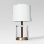 Modern Acrylic Accent Lamp Brass - Threshold™
