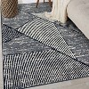 World Rug Gallery Contemporary Distressed Geometric Indoor Area Rug - 2 of 4