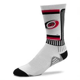 NHL Carolina Hurricanes Men's Logo Pride Crew Socks - L