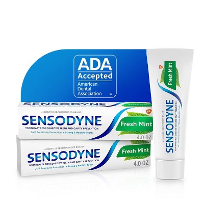 Sensodyne Fresh Mint Sensitivity Protection 2pk Toothpaste