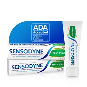 Sensodyne Fresh Mint Sensitivity Protection 2pk Toothpaste - 1 of 4